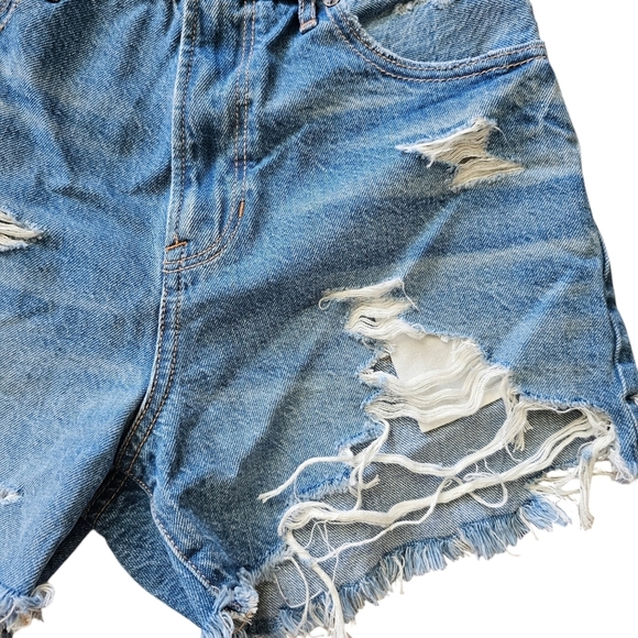American Eagle AE Highest Rise 90s Boyfriend Shorts Size 0 - Picture 2 of 6